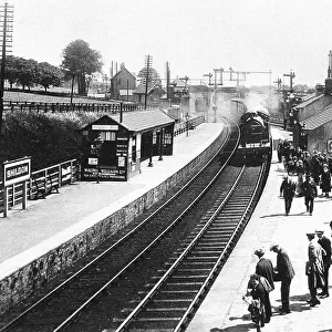 Railway Station, Shildon early 1900's