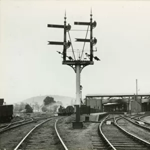 Railway Station - Showing HR 96), Forres, Morray, Inverness, Scotland. Date: 1934