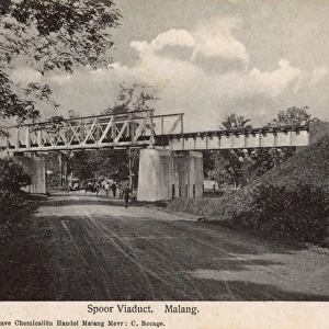 Railway viaduct, Malang, East Java, Indonesia
