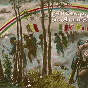 The Rainbow Alliance of Allied forces during WW1