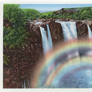 Rainbow Falls, near Hilo, Hawaii, USA