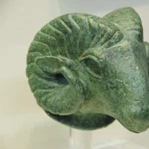 Rams head from the early 6th century B. C. Olympia Archaeolo