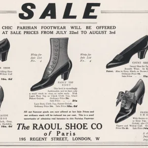 Raoul Shoe Company 1912