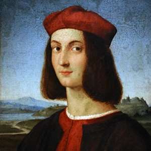 Raphael (1483-1520). Portrait of a Young Man
