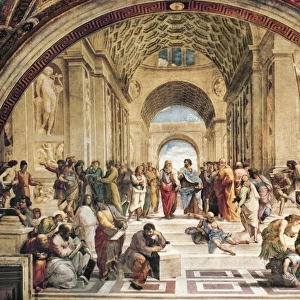 Raphael (1483-1520). Stanza della Segnatura