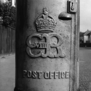 A rare King Edward VIII pillar box, Lilliput, Dorset, England