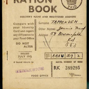 Ration Book July 1942