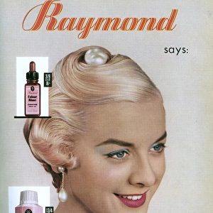 Raymond hair style advertisement