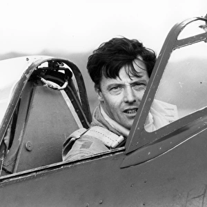 Raynham Ray George Hanna AFC (1928-2005) in the cockpit