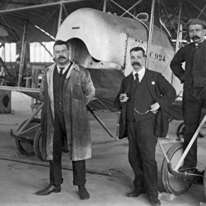 Re-assembly of a Caudron G3 for the British government