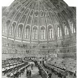 Reading Room of the British Museum, London 1857