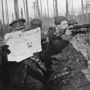 Reading the Tatler in the trenches