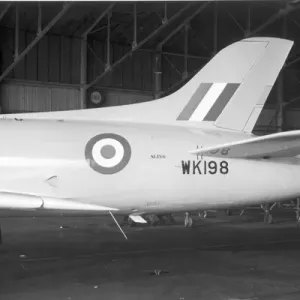The rear fuselage of Supermarine Swift F4 WK198 The rear fuselage of Supermarine Swift F4 WK198