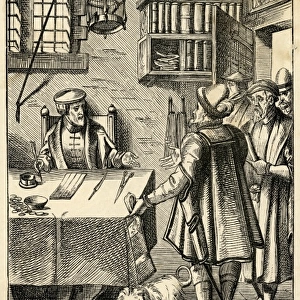 The receiver of taxes, 16th century
