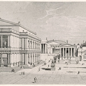 Reconstruction of the Roman Forum, Rome, Italy