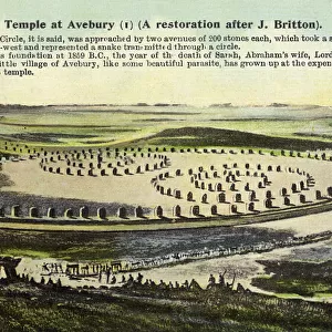 Reconstruction of the Stone circles at Avebury, Wiltshire