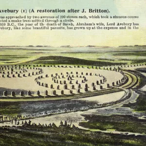 Reconstruction of the Stone circles at Avebury, Wiltshire