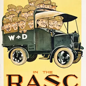 Recruitment poster, RASC Mechanical Transport