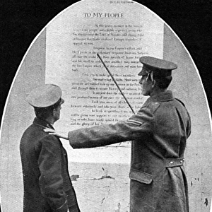 Recruitment during WW1