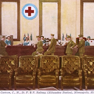 Red Cross canteen, Minneapolis, Minnesota, USA, WW2