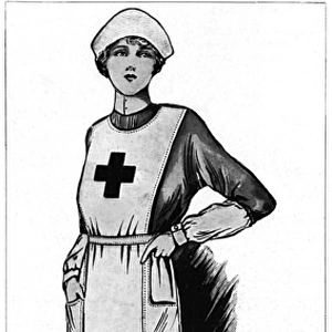 Red Cross nurse regulation uniform, WW1