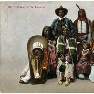 Red Indian Family of North Western Canada