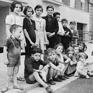 Refugee children from Gibraltar WWII