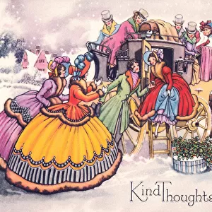 Regency Christmas Scene