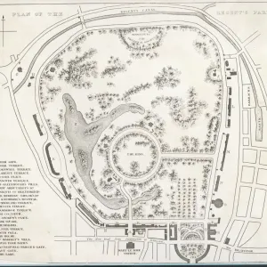 Regents Park Plan C1830