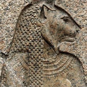 Relief depicting the lion goddess Mehit
