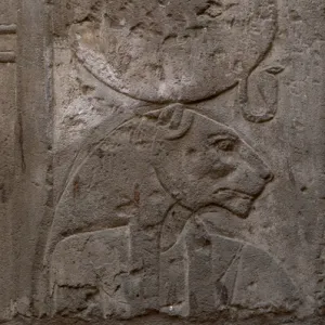 Relief depicting Sekhmet, goddess of war