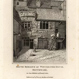 Remains of Winchester Palace in 1800