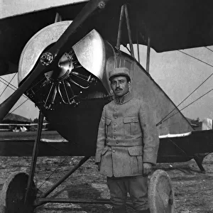 Rene Fonck with Nieuport fighter
