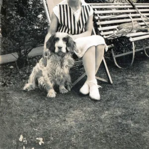 Rene Fraser with dog