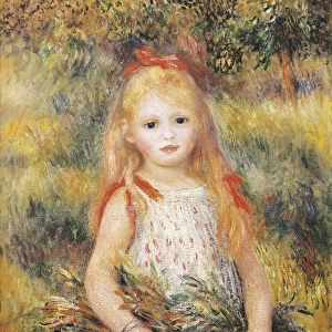 RENOIR, Pierre Auguste. Little Girl Carrying