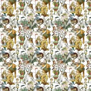 Alice in Wonderland Characters Repeating Pattern Print Alice in Wonderland Characters Repeating Pattern Print