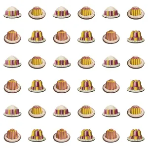 White Background Dessert Print White Background Dessert Print