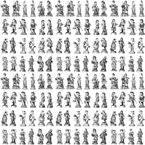 Repeating Pattern - Figurines