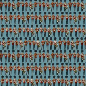 Repeating Pattern - guardsmen, blue