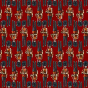 Repeating Pattern - guardsmen, red