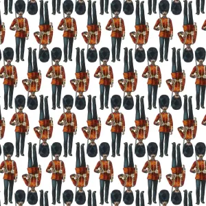 Repeating Pattern - guardsmen, white