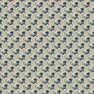 Hokusai Great Wave Repeating Pattern Print Hokusai Great Wave Repeating Pattern Print