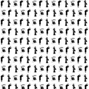 Old Style Telephone Repeating Pattern Print Old Style Telephone Repeating Pattern Print