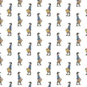 Toy Drummers Repeating Pattern Print Toy Drummers Repeating Pattern Print