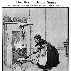The Result Below Stairs by Heath Robinson