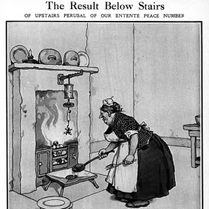 The Result Below Stairs by Heath Robinson