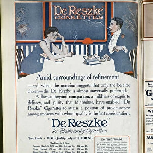 De Reszke cigarettes advert