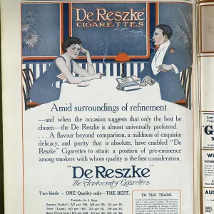 De Reszke Minors Cigarettes Print, 1938. Art Prints, Posters & Puzzles from  Mary Evans