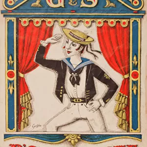Retro poster, Gilbert & Sullivan, D Oyly Carte
