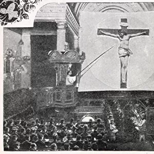 Rev. W. Carlile found of the Church Army, lantern slide